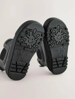 Best Next Black Plain Warm Lined Ankle Wellies