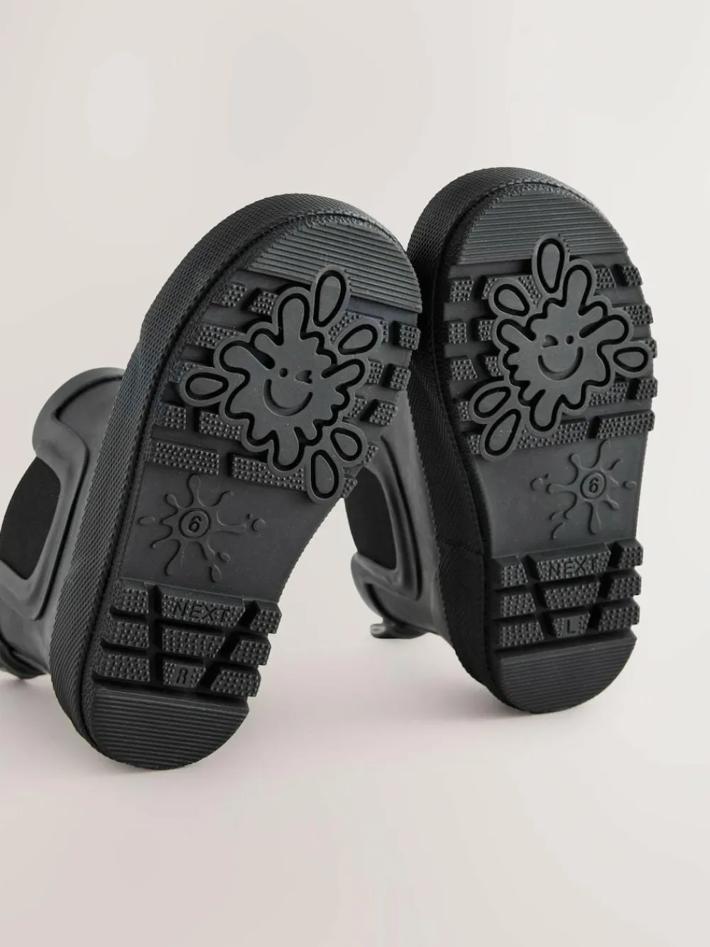 Best Next Black Plain Warm Lined Ankle Wellies