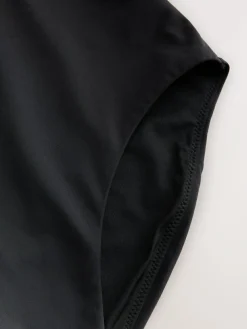 Next Black Plunge Shaping Tummy Control Swimsuit^Women Swimwear