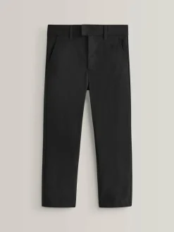 New Next Plus Waist School Formal Stretch Skinny Trousers (3-17yrs) Black