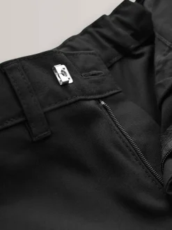 New Next Plus Waist School Formal Stretch Skinny Trousers (3-17yrs) Black