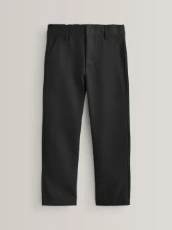 Next Plus Waist Straight Leg School Trousers (3-17yrs)^BOY Joggers|Tznius Pants