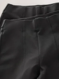 New Next Black Ponte Leggings 2 Pack