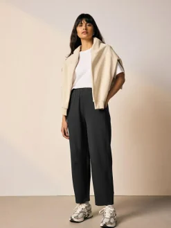 Next Premium Heavyweight Slinky Barrel Leg Joggers^Women Leggings & Sweatpants