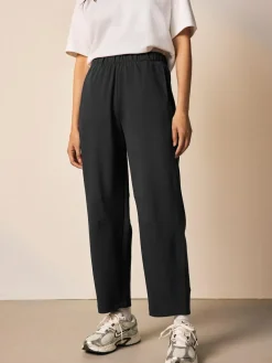 Next Premium Heavyweight Slinky Barrel Leg Joggers^Women Leggings & Sweatpants