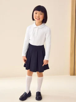Next Pull on Jersey Stretch Pleated School Skirt (3-17yrs)^ Shorts & Skirts