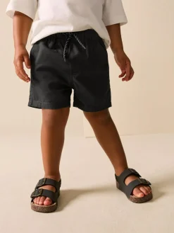 Next Black Pull On Shorts (3mths-7yrs)^BOY Shorts|Shorts