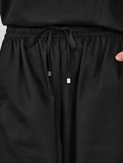 Next Pull On Tapered Trousers With Linen^Women Pants