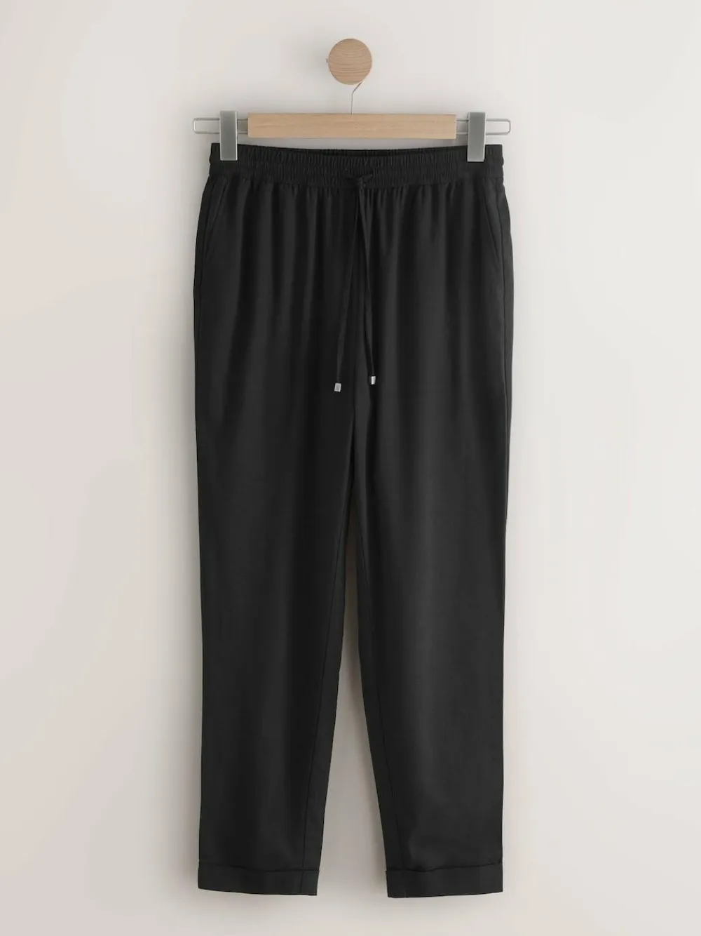 Next Pull On Tapered Trousers With Linen^Women Pants