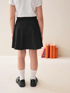 Sale Next Pull-On School Skort with Jersey Stretch (3-17yrs) Black