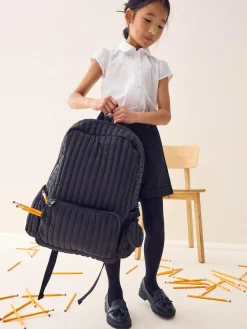 Online Next Black Quilted Backpack