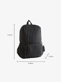 Online Next Black Quilted Backpack