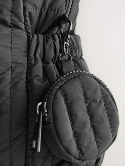 Online Next Black Quilted Backpack