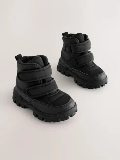 Sale Next Quilted Touch Fastening Boots Black