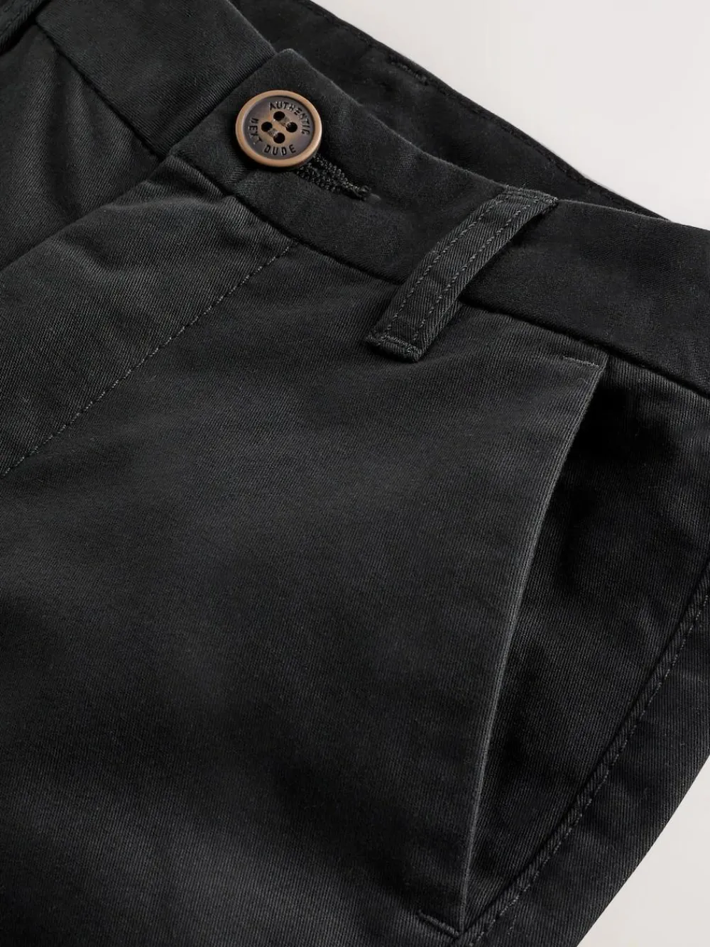 New Next Black Regular Fit Chino Shorts (3-16yrs)