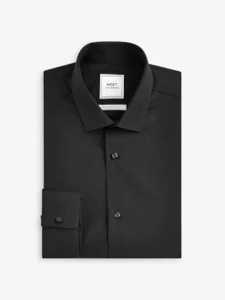 Next Regular Fit Easy Care Double Cuff Smart Shirt^ Shirts|Occasionwear