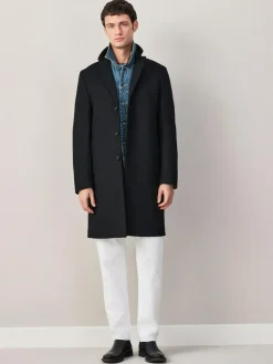 Next Regular Fit Epsom Overcoat with Wool^ Coats & Jackets|Coats & Jackets