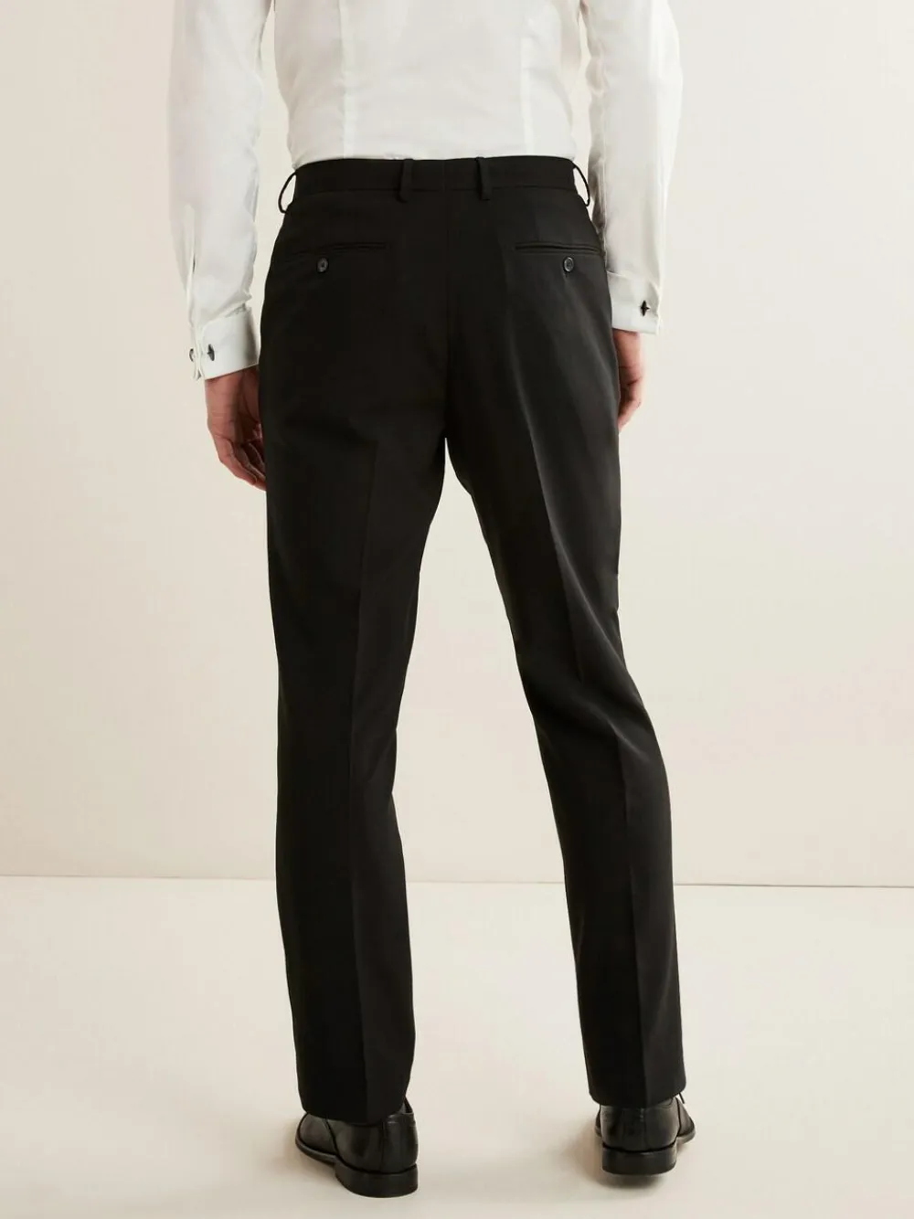 Online Next Regular Fit Essential Suit Trousers Black