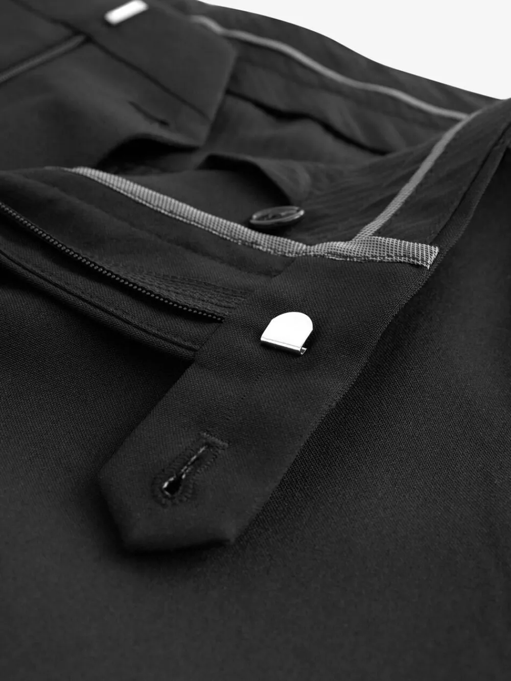 Online Next Regular Fit Essential Suit Trousers Black