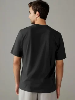 Next Black Regular Fit Essential Cotton T-Shirts 6 Pack^ Nightwear|Tops & T-Shirts