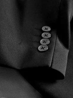 Next Regular Fit Essential Suit Jacket^ Black Suits|Suits & Tuxedos