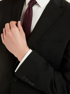 Next Regular Fit Essential Suit Jacket^ Black Suits|Suits & Tuxedos