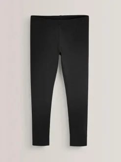 Next Black Regular Fit Leggings 3 Pack (3-16yrs)^ Pants & Leggings|Pants & Leggings