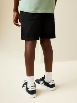Next Black Regular Fit Shorts (3-16yrs)^BOY Shorts