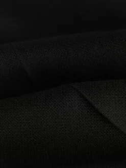 New Next Black Regular Fit Signature Marzotto Wool Tuxedo Trousers With Side Tape Detail