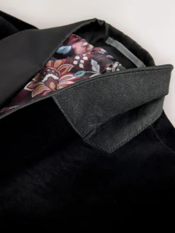 Next Regular Fit Signature Pontoglio Italian Velvet Blazer With Shawl Lapel^ Blazers & Formal Jackets