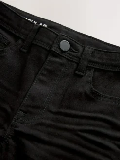 Hot Next Black Regular Fit Stretch Jeans (3-17yrs)