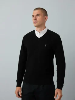 Next Regular Fit Textured Oxford Mock Shirt Jumper^ Knitwear|Knitwear