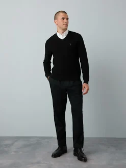 Next Regular Fit Textured Oxford Mock Shirt Jumper^ Knitwear|Knitwear