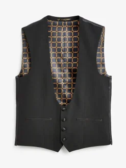 Sale Next Black Regular Fit Waistcoat