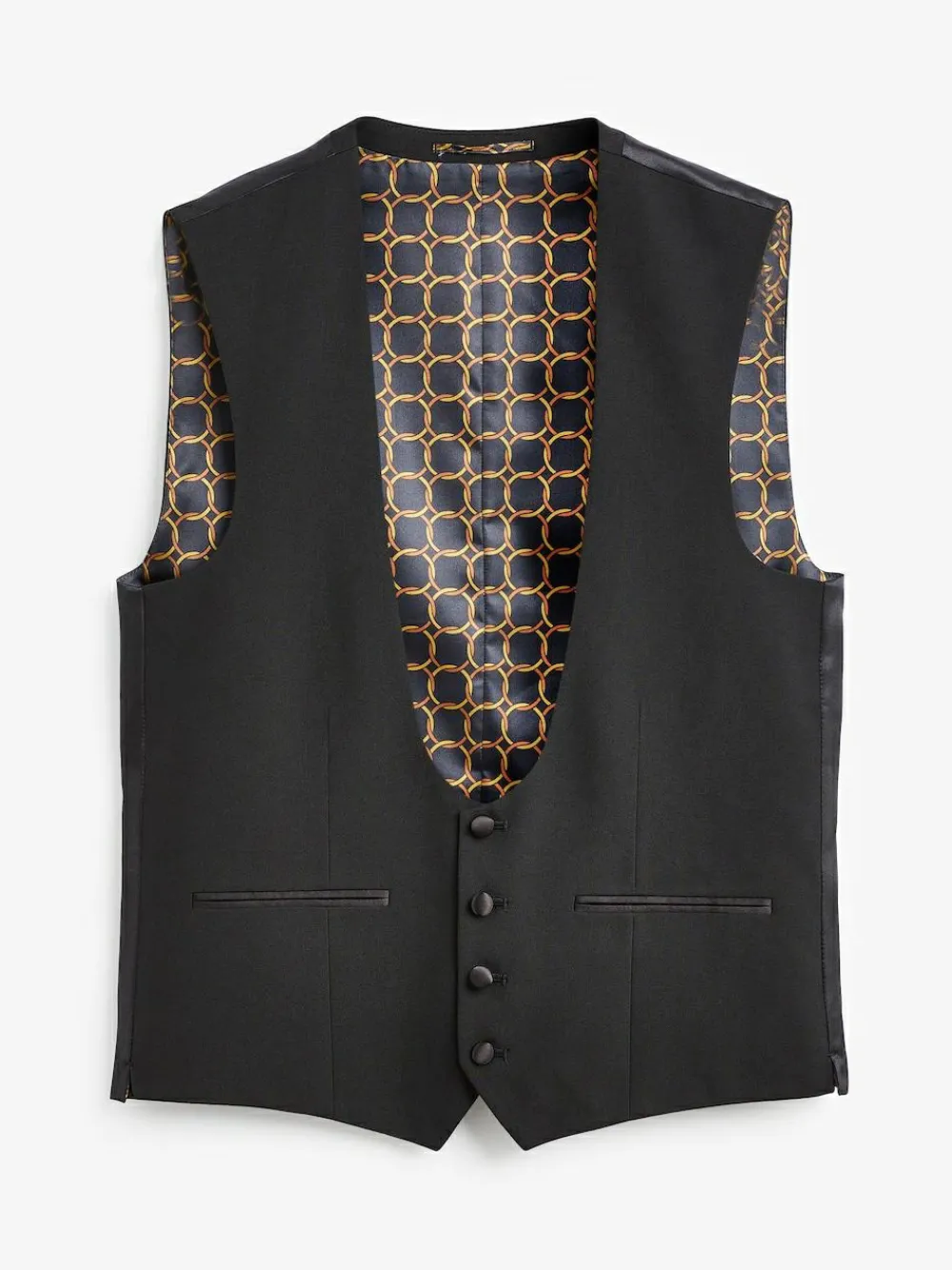 Sale Next Black Regular Fit Waistcoat
