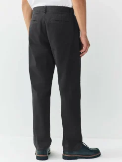 Next Black Regular Tapered Fit Stretch Chinos Trousers^ Nightwear|Pants & Chinos