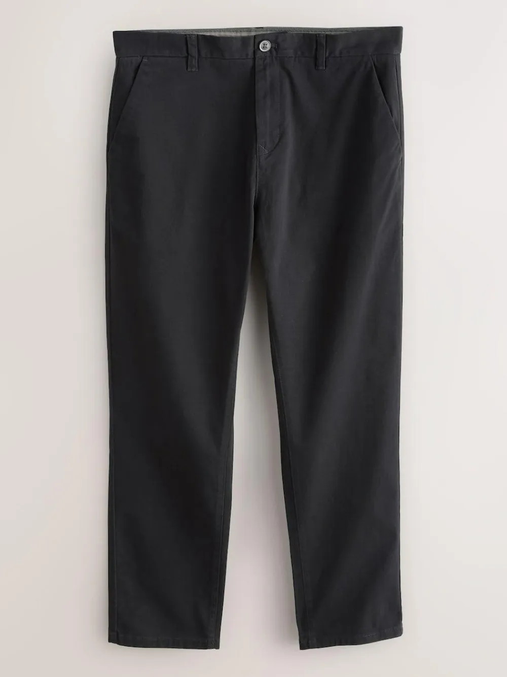 Next Black Regular Tapered Fit Stretch Chinos Trousers^ Nightwear|Pants & Chinos