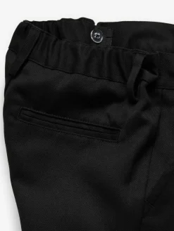Online Next Regular Waist Straight Leg School Trousers (3-17yrs) Black