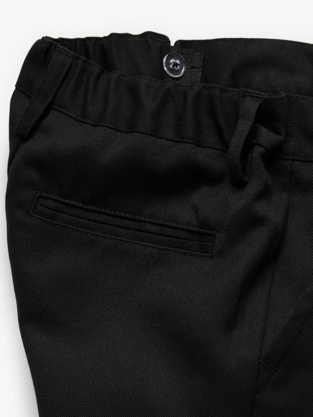 Online Next Regular Waist Straight Leg School Trousers (3-17yrs) Black