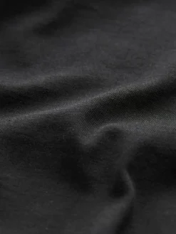 Next Black Relaxed Fit Essential Crew Neck Cotton T-Shirt^ Tops & T-Shirts