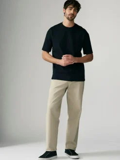 Next Black Relaxed Fit Heavyweight T-Shirts 3 Pack^ Nightwear|Tops & T-Shirts