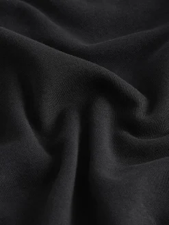 Next Black Relaxed Fit Heavyweight Longline T-Shirt^Women Tops & T-Shirts