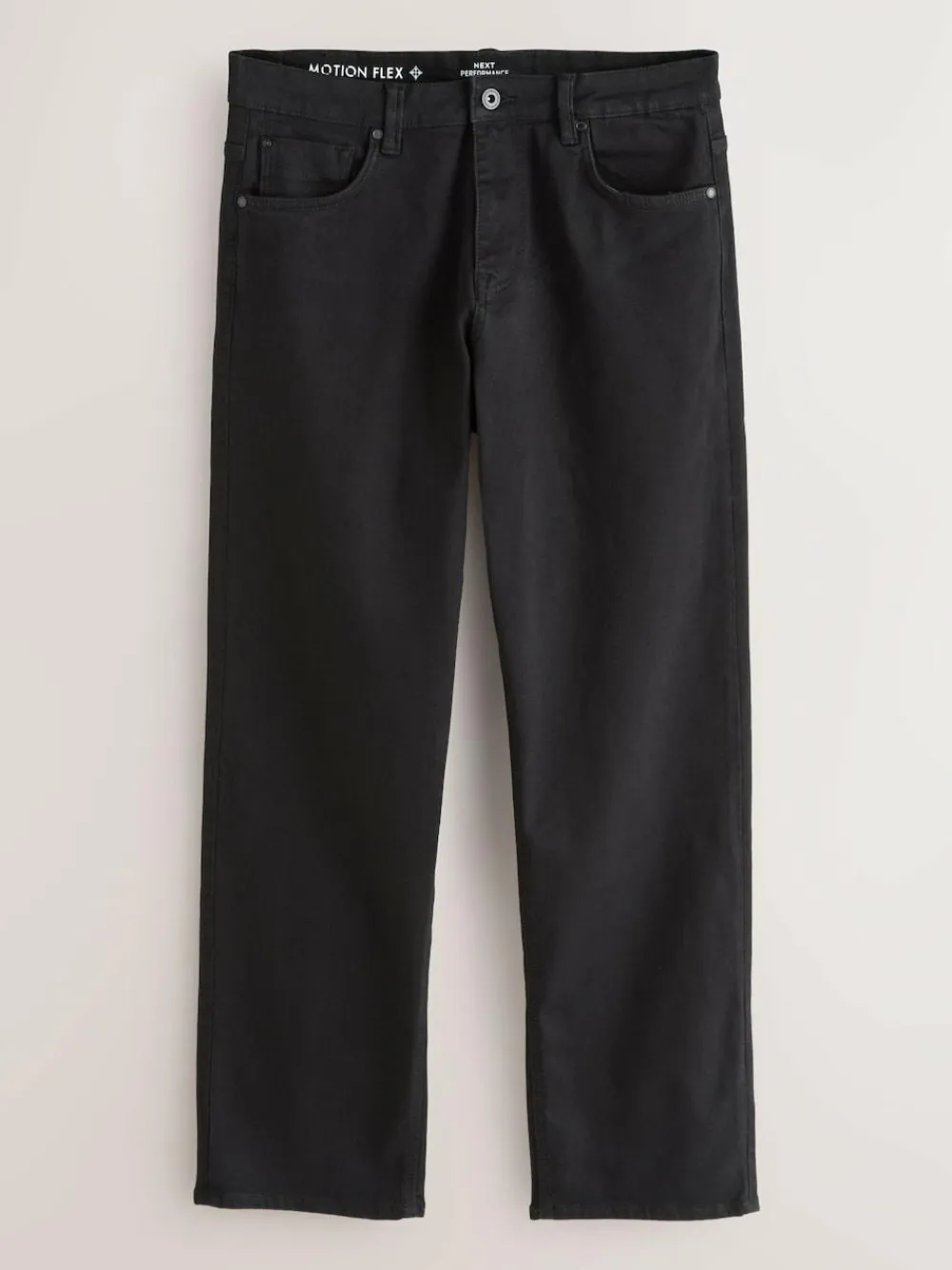 Next Relaxed Fit Motionflex Jeans Black