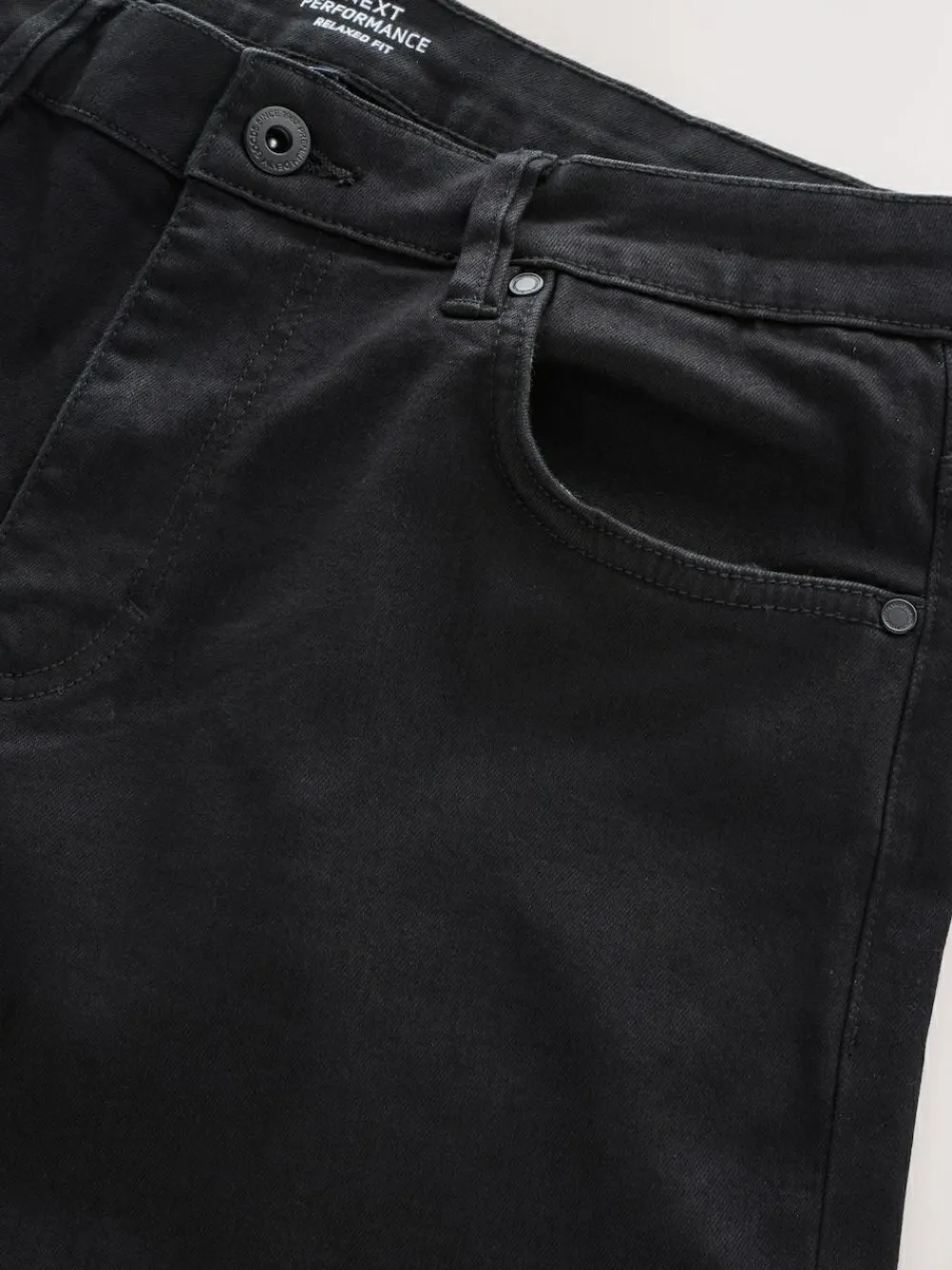 Next Relaxed Fit Motionflex Jeans Black