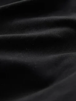 Outlet Next Relaxed Tapered Fit Twin Pleated Stretch Chinos Trousers Black