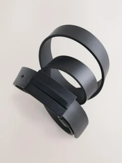 Next Black Reversible Plaque Belt^ Belts & Braces