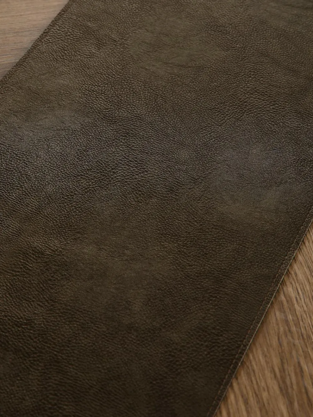 Online Next Black Reversible Soft Faux Leather Dining Table Centrepiece