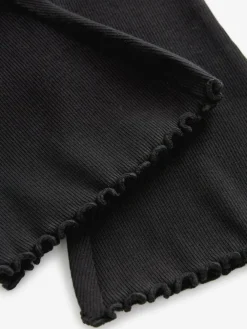 Best Next Black Rib Flare Leggings (3mths-7yrs)