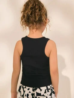 Clearance Next Rib Vest (3-16yrs) Black