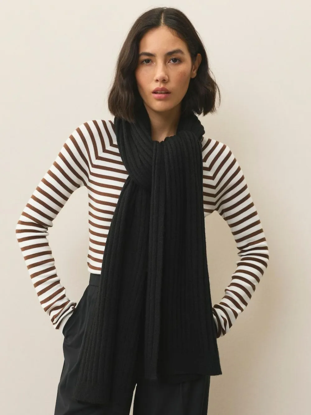 Next Ribbed Knit Scarf^Women Hats, Gloves & Scarves|Hats, Gloves & Scarves